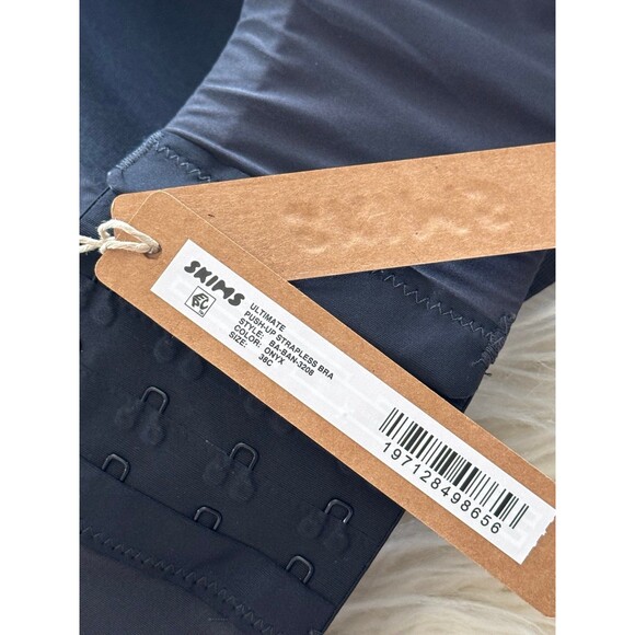 Skims Ultimate Push Up Strapless Bra Onyx Size 38C - Picture 7 of 7